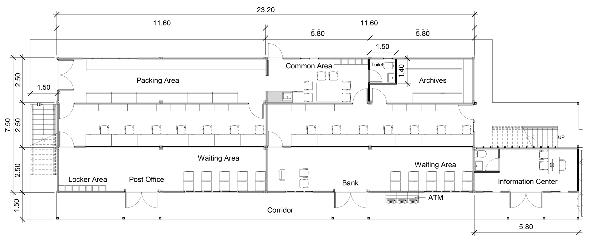 Administration Building Floor Plan