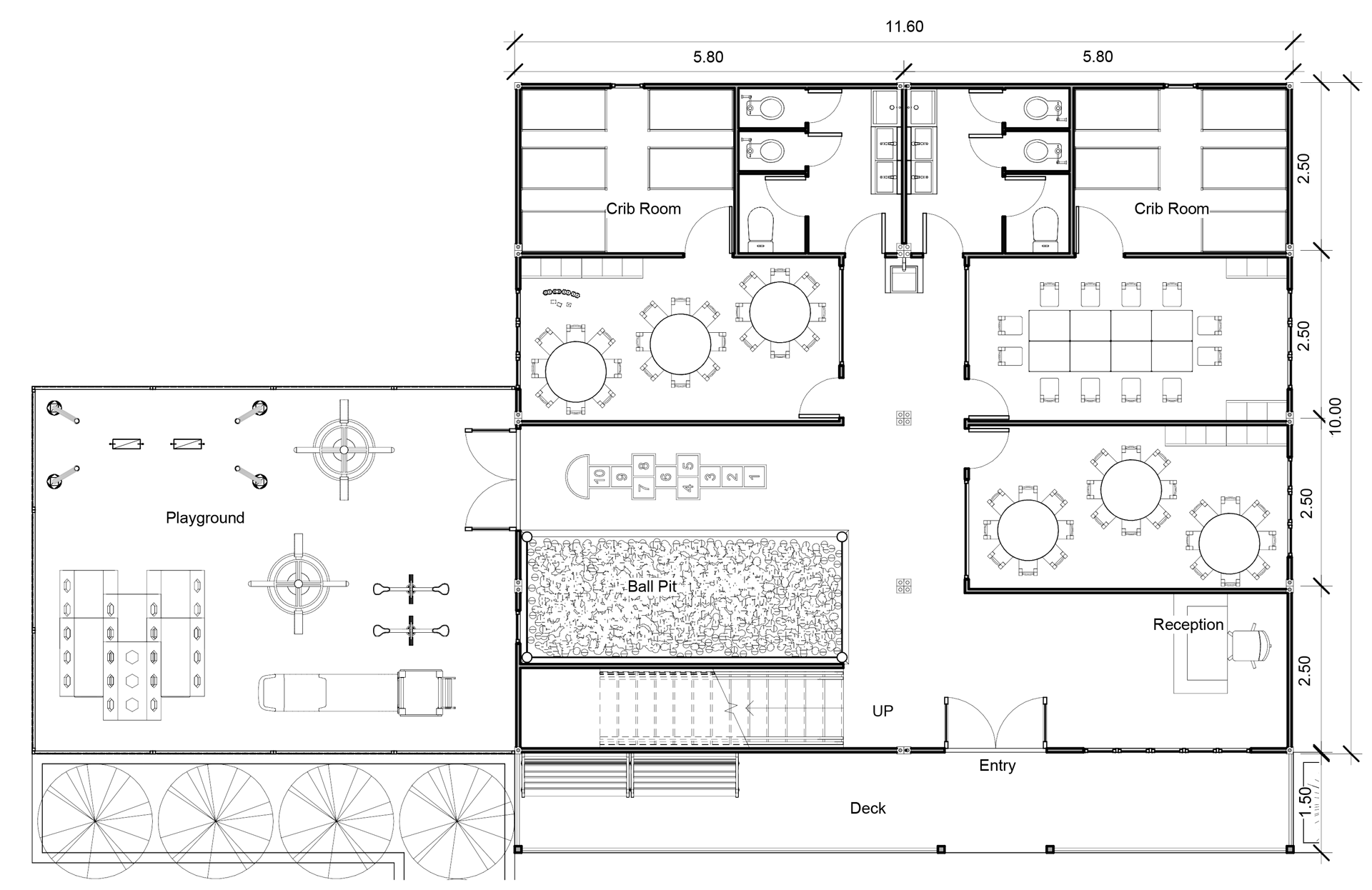 Pre-School Level 2D Floor Plan