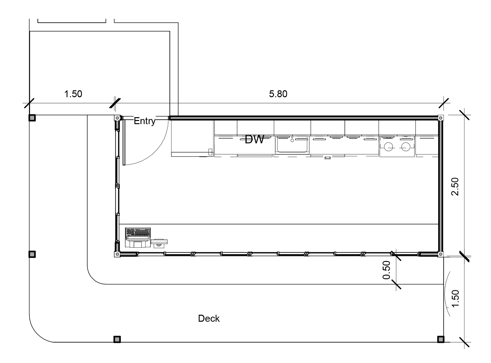 Convenience Store 2D Floor Plan